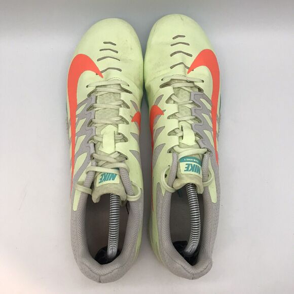 Nike Zoom Rival S 9 Track Spikes Men's 12 Barely Volt Hyper Orange 907564-701 - Picture 6 of 13